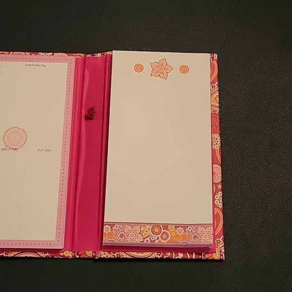 Vera Bradley Duly Noted Desk Set - Raspberry Fizz - Picture 5 of 7